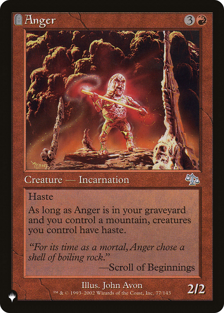 Anger (JUD) [The List] | Jomio and Rueliete's Cards and Comics