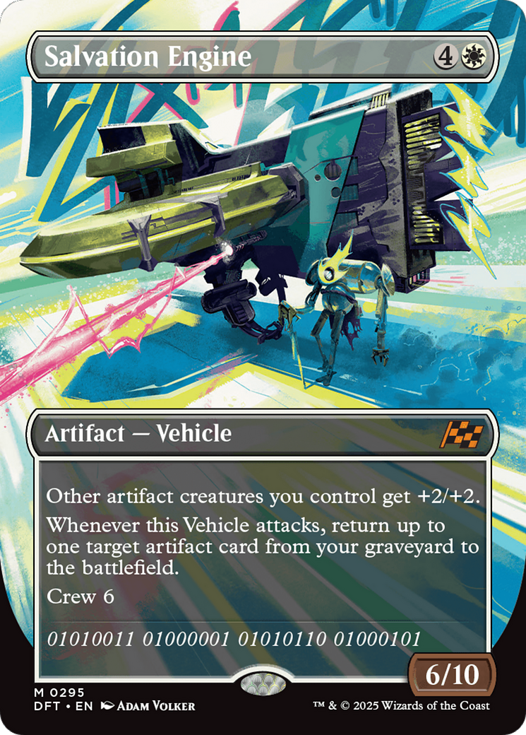 Salvation Engine (Borderless) [Aetherdrift] | Jomio and Rueliete's Cards and Comics