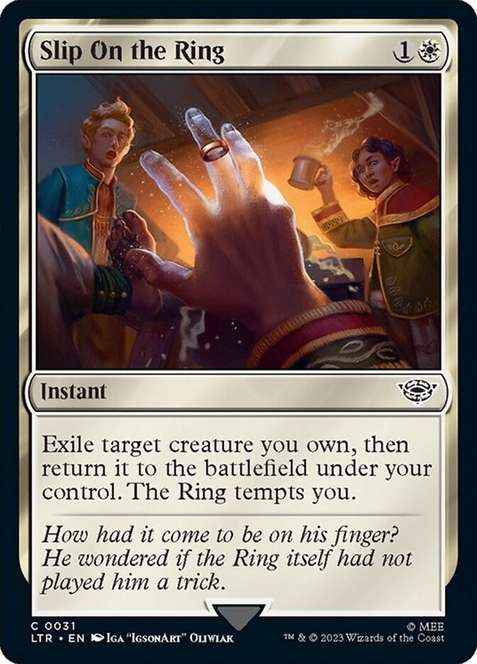 Slip on the Ring [The Lord of the Rings: Tales of Middle-Earth] | Jomio and Rueliete's Cards and Comics