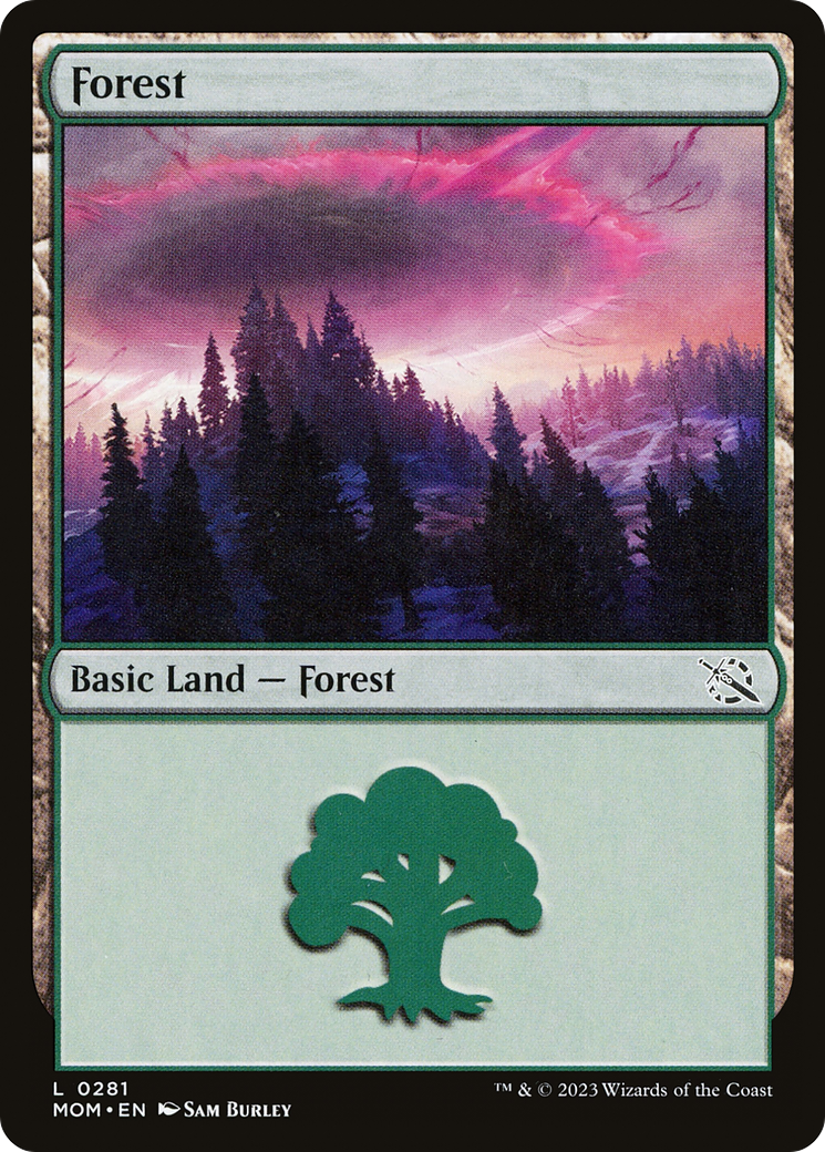 Forest (281) [March of the Machine] | Jomio and Rueliete's Cards and Comics