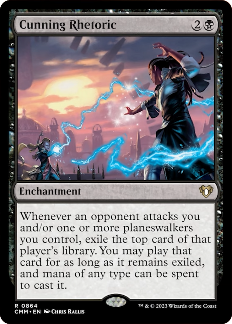 Cunning Rhetoric [Commander Masters] | Jomio and Rueliete's Cards and Comics