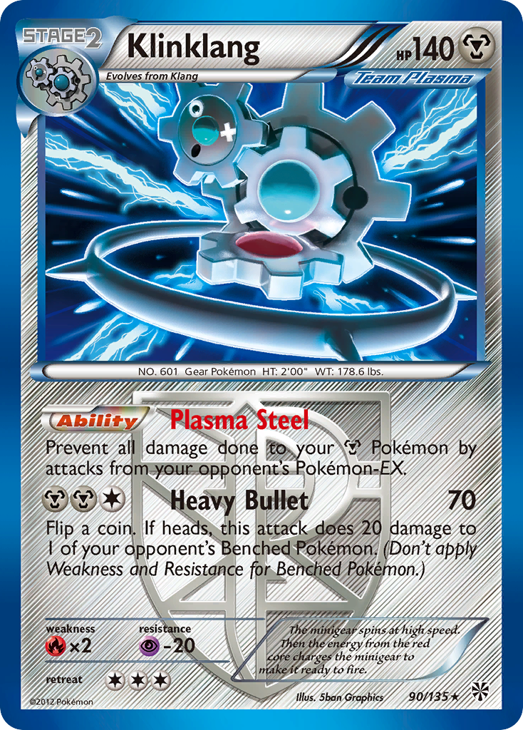 Klinklang (90/135) [Black & White: Plasma Storm] | Jomio and Rueliete's Cards and Comics