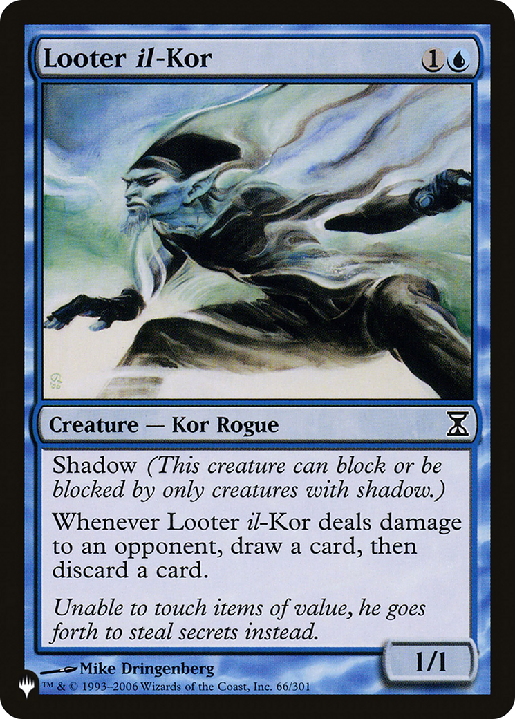 Looter il-Kor [The List] | Jomio and Rueliete's Cards and Comics