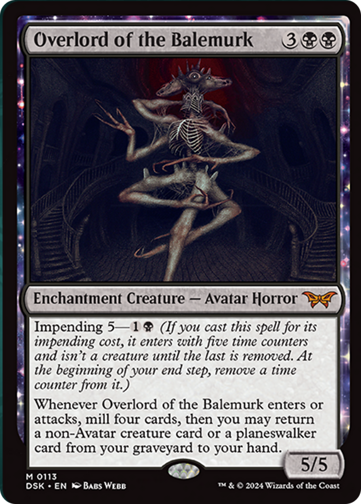 Overlord of the Balemurk [Duskmourn: House of Horror] | Jomio and Rueliete's Cards and Comics