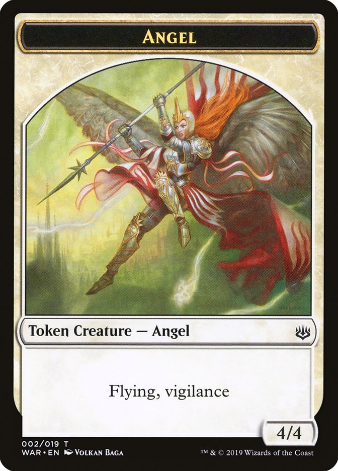 Angel Token [War of the Spark Tokens] | Jomio and Rueliete's Cards and Comics
