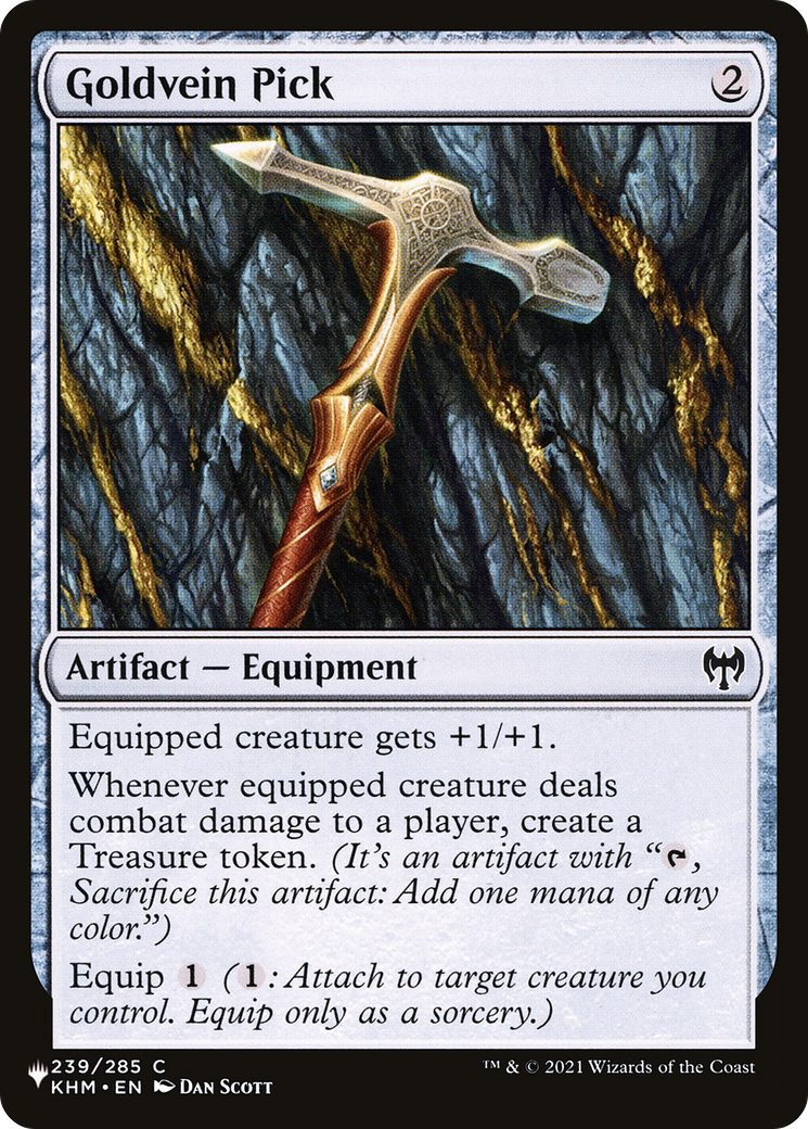 Goldvein Pick [The List] | Jomio and Rueliete's Cards and Comics