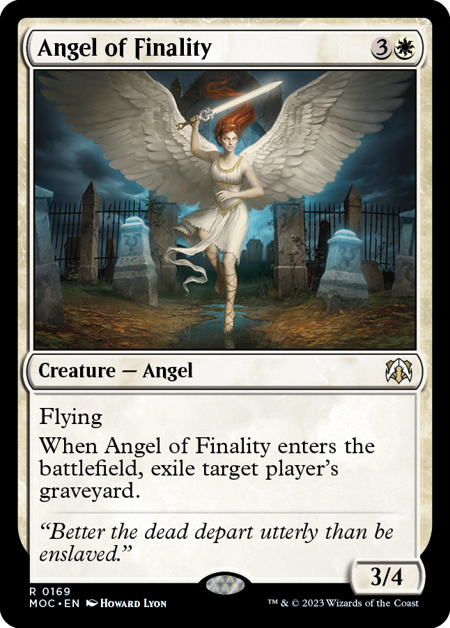 Angel of Finality [March of the Machine Commander] | Jomio and Rueliete's Cards and Comics