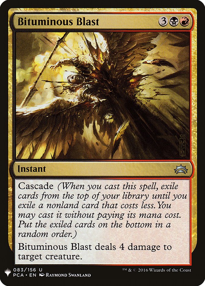 Bituminous Blast [Mystery Booster] | Jomio and Rueliete's Cards and Comics