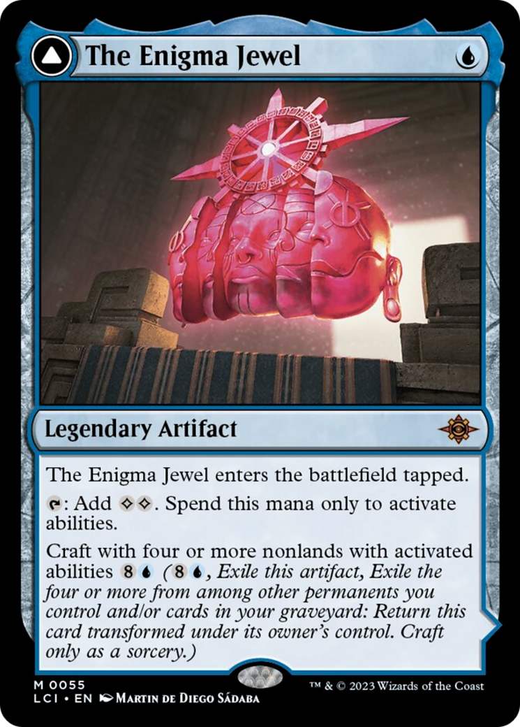 The Enigma Jewel // Locus of Enlightenment [The Lost Caverns of Ixalan] | Jomio and Rueliete's Cards and Comics