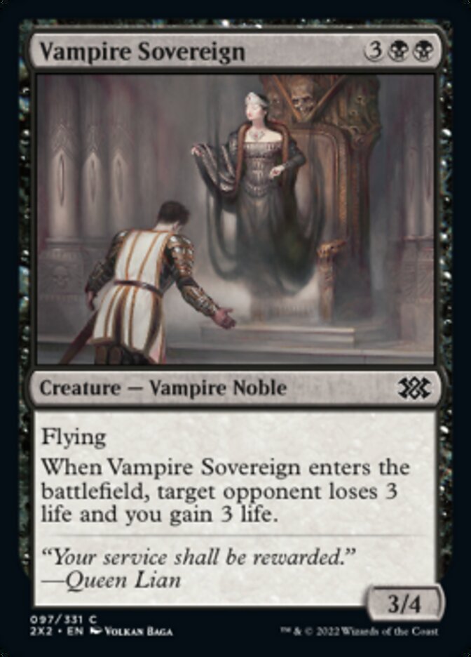 Vampire Sovereign [Double Masters 2022] | Jomio and Rueliete's Cards and Comics