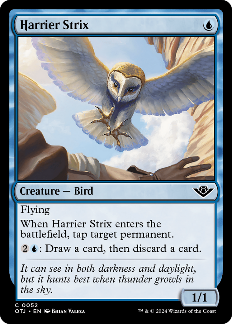 Harrier Strix [Outlaws of Thunder Junction] | Jomio and Rueliete's Cards and Comics