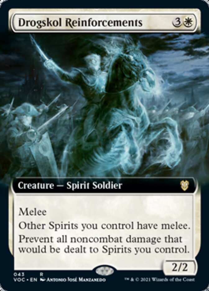 Drogskol Reinforcements (Extended Art) [Innistrad: Crimson Vow Commander] | Jomio and Rueliete's Cards and Comics