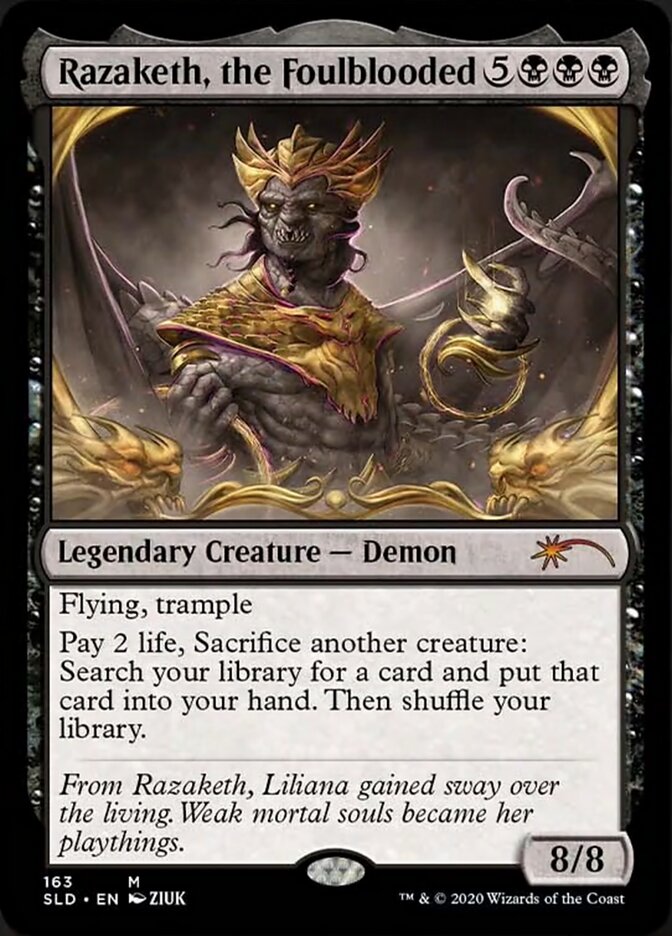 Razaketh, the Foulblooded [Secret Lair Drop Series] | Jomio and Rueliete's Cards and Comics
