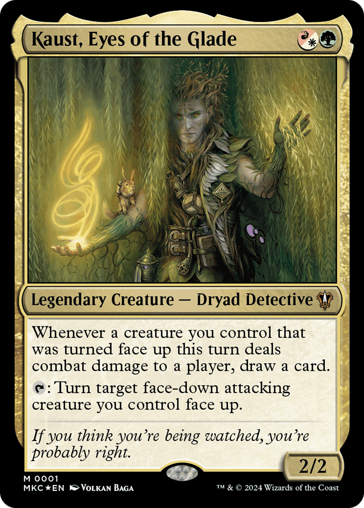 Kaust, Eyes of the Glade [Murders at Karlov Manor Commander] | Jomio and Rueliete's Cards and Comics