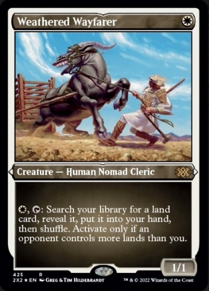Weathered Wayfarer (Foil Etched) [Double Masters 2022] | Jomio and Rueliete's Cards and Comics