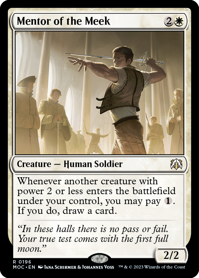 Mentor of the Meek [March of the Machine Commander] | Jomio and Rueliete's Cards and Comics