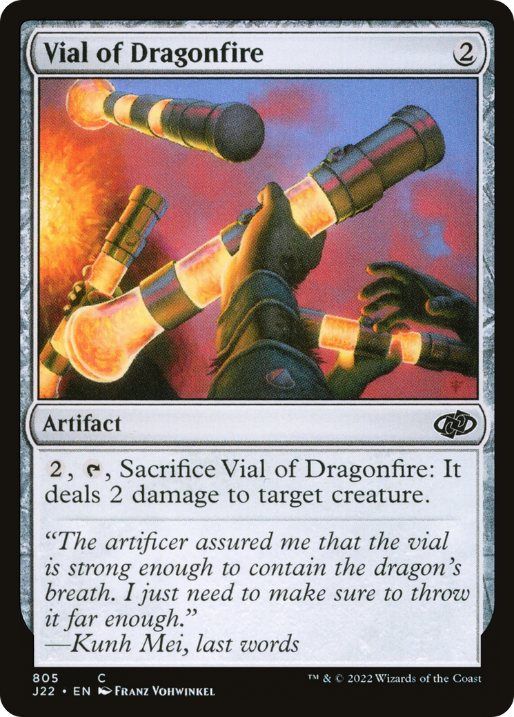 Vial of Dragonfire [Jumpstart 2022] | Jomio and Rueliete's Cards and Comics