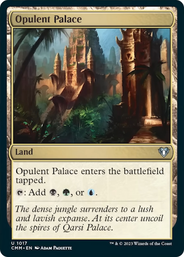 Opulent Palace [Commander Masters] | Jomio and Rueliete's Cards and Comics
