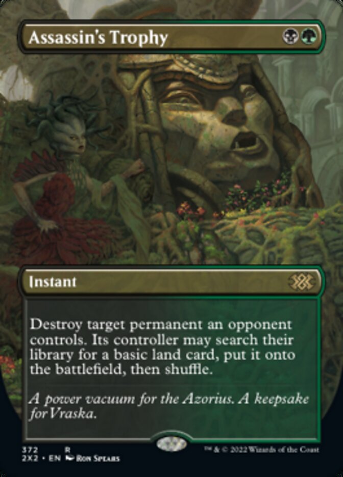 Assassin's Trophy (Borderless Alternate Art) [Double Masters 2022] | Jomio and Rueliete's Cards and Comics