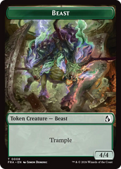Angel (0003) // Beast Double-Sided Token [Reality Fracture Tokens] | Jomio and Rueliete's Cards and Comics