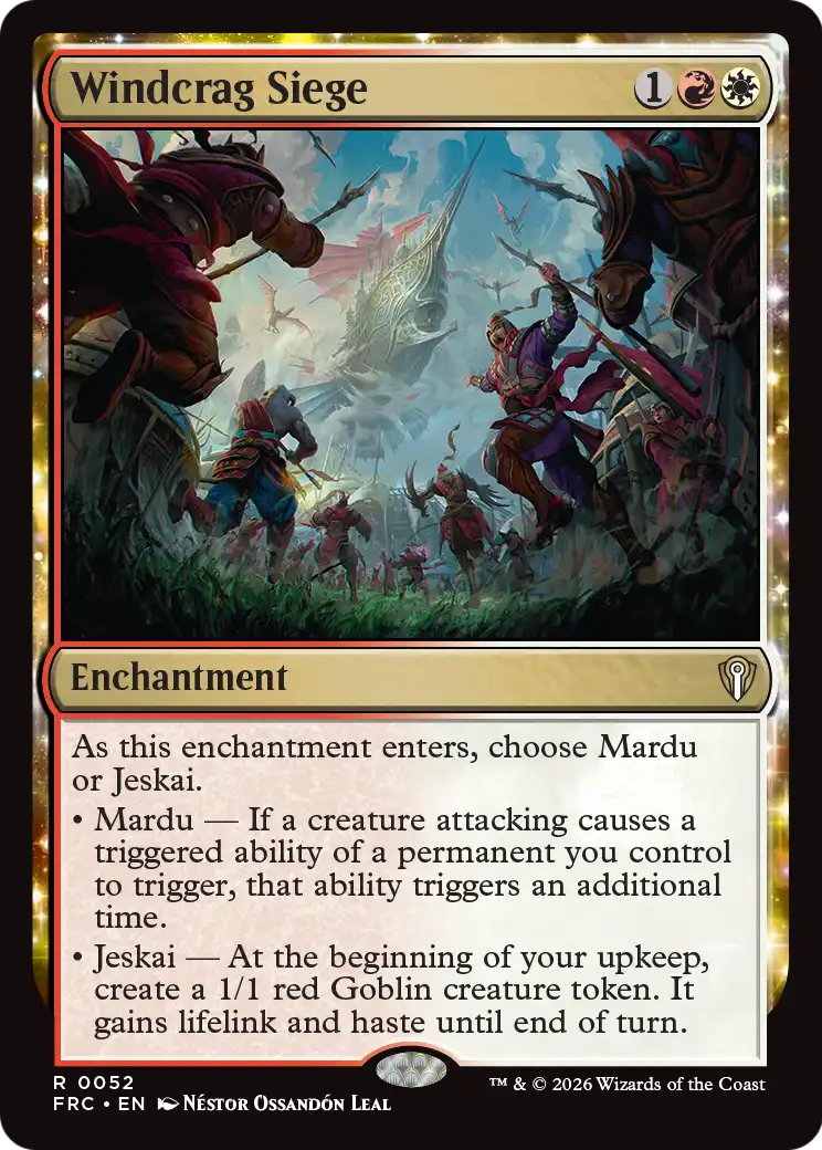 Windcrag Siege [Reality Fracture Commander] | Jomio and Rueliete's Cards and Comics
