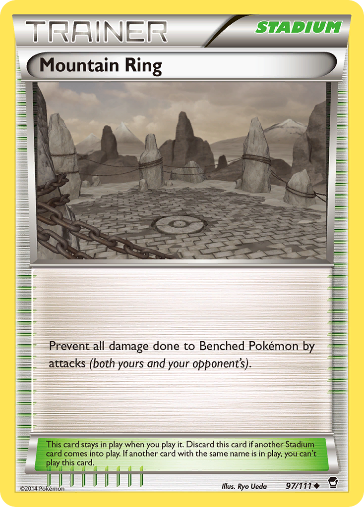 Mountain Ring (97/111) [XY: Furious Fists] | Jomio and Rueliete's Cards and Comics