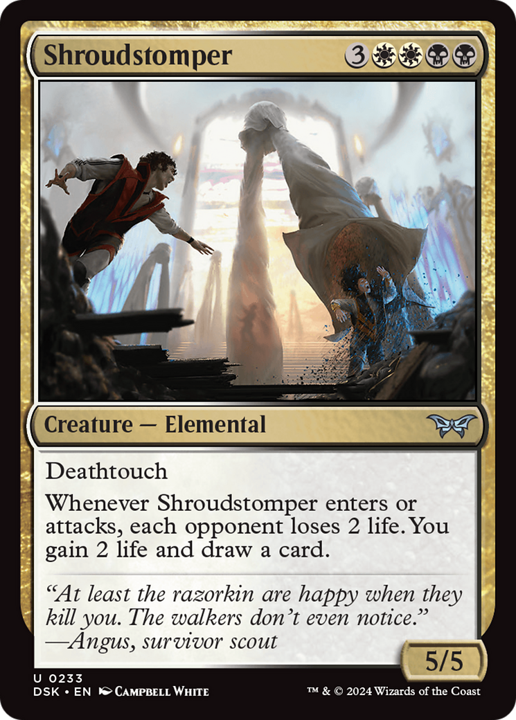 Shroudstomper [Duskmourn: House of Horror] | Jomio and Rueliete's Cards and Comics