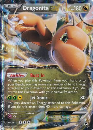 Dragonite EX (74/111) (Jumbo Card) [XY: Furious Fists] | Jomio and Rueliete's Cards and Comics