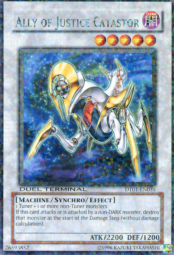Ally of Justice Catastor [DT01-EN035] Rare | Jomio and Rueliete's Cards and Comics