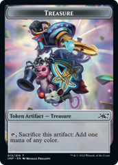 Teddy Bear // Treasure (013) Double-Sided Token [Unfinity Tokens] | Jomio and Rueliete's Cards and Comics