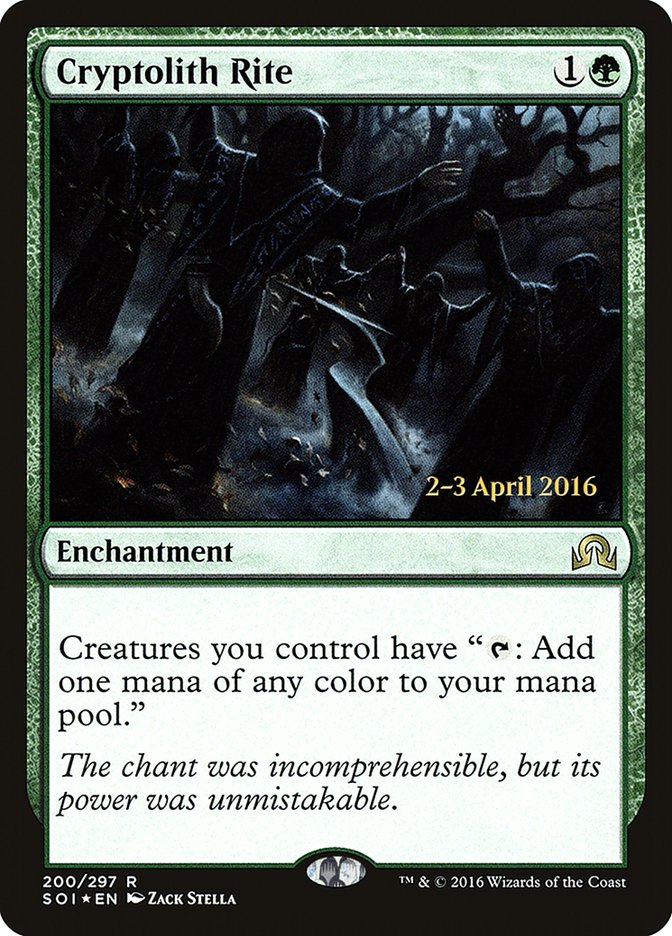 Cryptolith Rite [Shadows over Innistrad Prerelease Promos] | Jomio and Rueliete's Cards and Comics