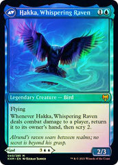 Alrund, God of the Cosmos // Hakka, Whispering Raven [Kaldheim Prerelease Promos] | Jomio and Rueliete's Cards and Comics