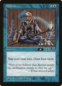 Meditate (4th Place) (Oversized) [Oversize Cards] | Jomio and Rueliete's Cards and Comics
