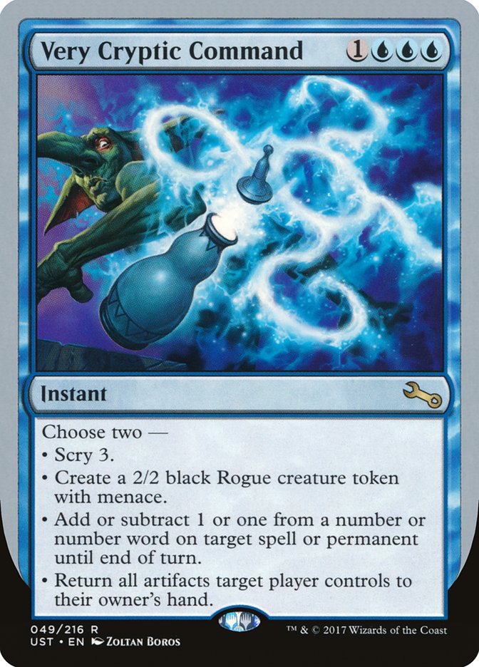 Very Cryptic Command (Scry) [Unstable] | Jomio and Rueliete's Cards and Comics