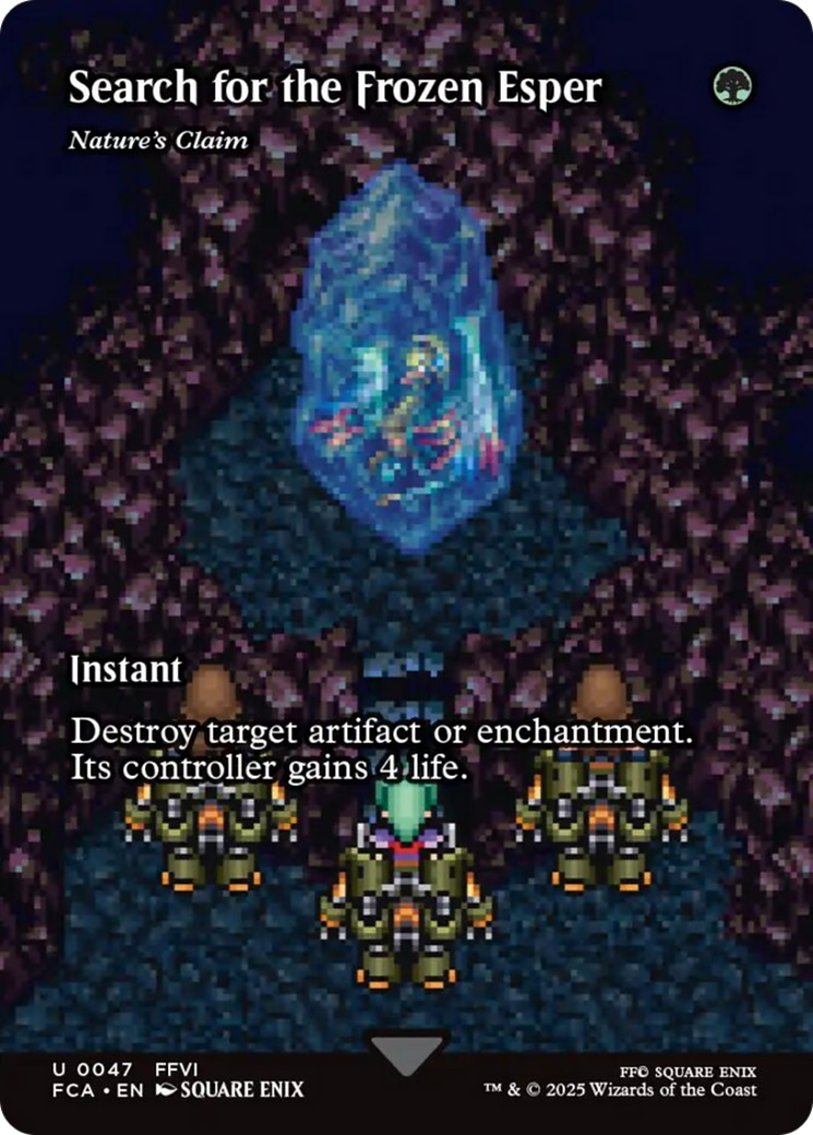 Search for the Frozen Esper - Nature's Claim (Showcase) [FINAL FANTASY : Through the Ages] | Jomio and Rueliete's Cards and Comics