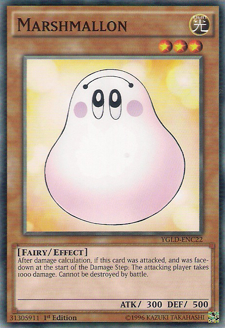Marshmallon [YGLD-ENC22] Common | Jomio and Rueliete's Cards and Comics