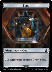 Dalek // Clue (0023) Double-Sided Token [Doctor Who Tokens] | Jomio and Rueliete's Cards and Comics