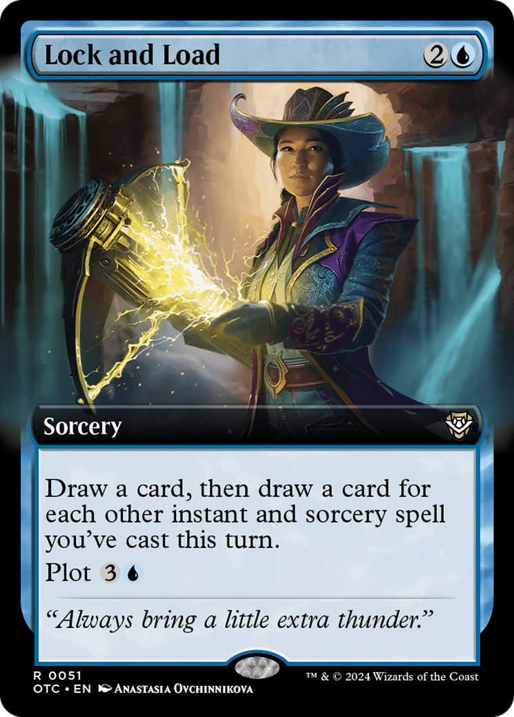 Lock and Load (Extended Art) [Outlaws of Thunder Junction Commander] | Jomio and Rueliete's Cards and Comics