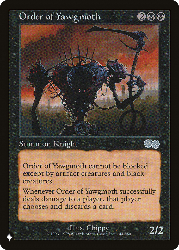Order of Yawgmoth (USG) [The List] | Jomio and Rueliete's Cards and Comics