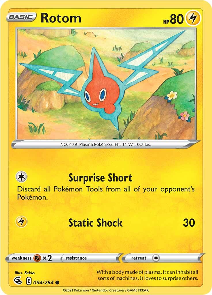 Rotom (094/264) [Sword & Shield: Fusion Strike] | Jomio and Rueliete's Cards and Comics