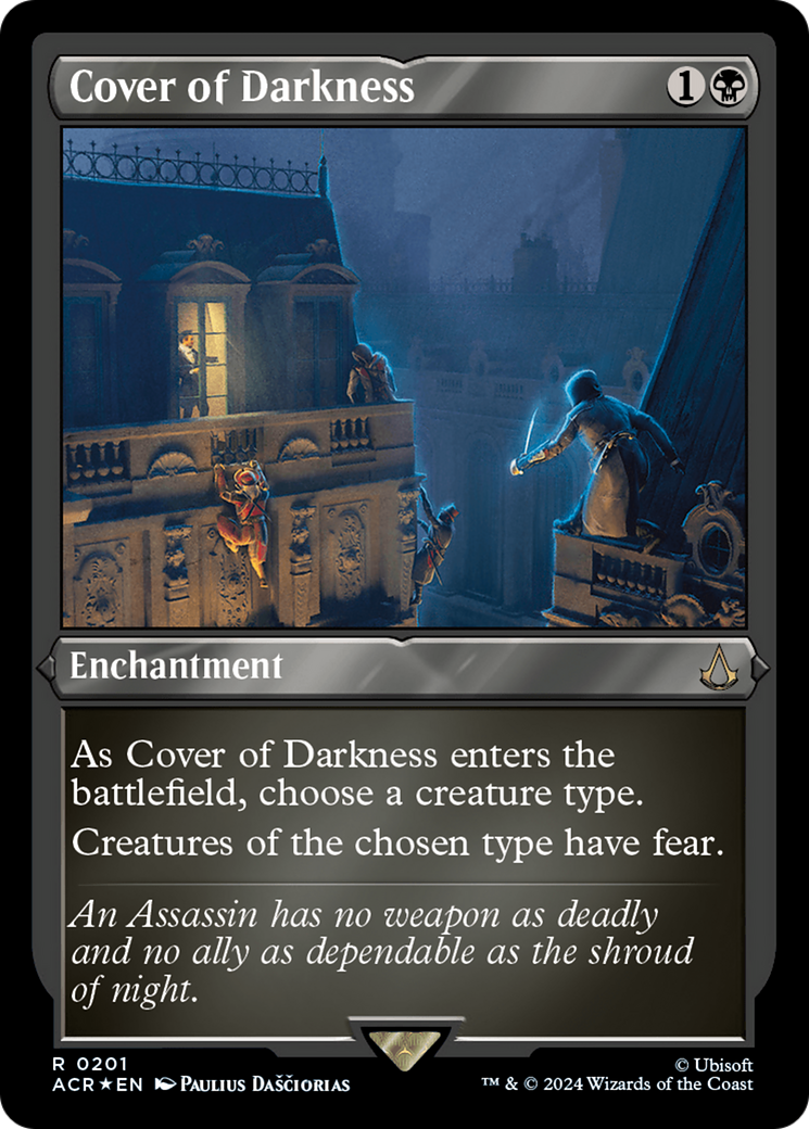 Cover of Darkness (Foil Etched) [Assassin's Creed] | Jomio and Rueliete's Cards and Comics