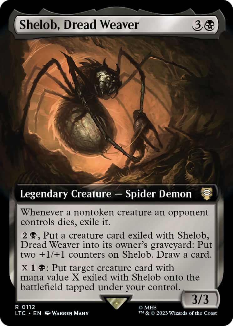 Shelob, Dread Weaver (Extended Art) [The Lord of the Rings: Tales of Middle-Earth Commander] | Jomio and Rueliete's Cards and Comics