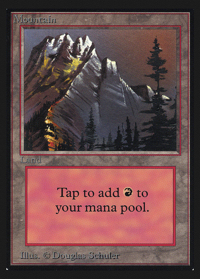 Mountain (Snow Top / Highest Point on Left) [Collectors' Edition] | Jomio and Rueliete's Cards and Comics