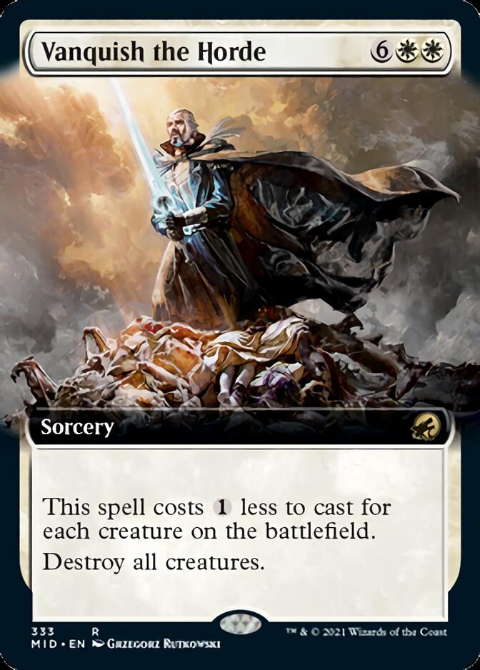 Vanquish the Horde (Extended Art) [Innistrad: Midnight Hunt] | Jomio and Rueliete's Cards and Comics
