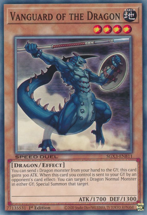 Vanguard of the Dragon [SGX3-ENB11] Common | Jomio and Rueliete's Cards and Comics