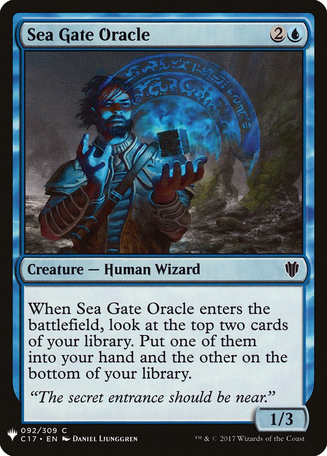 Sea Gate Oracle [Mystery Booster] | Jomio and Rueliete's Cards and Comics