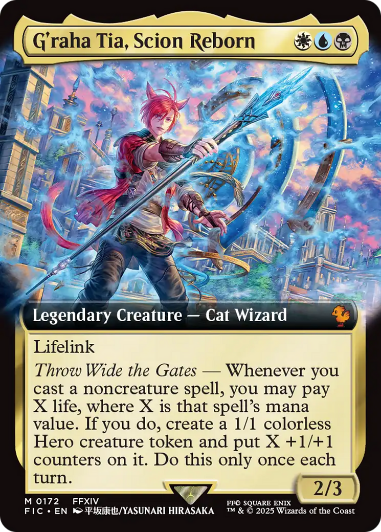 G'raha Tia, Scion Reborn (Extended Art) [FINAL FANTASY Commander] | Jomio and Rueliete's Cards and Comics