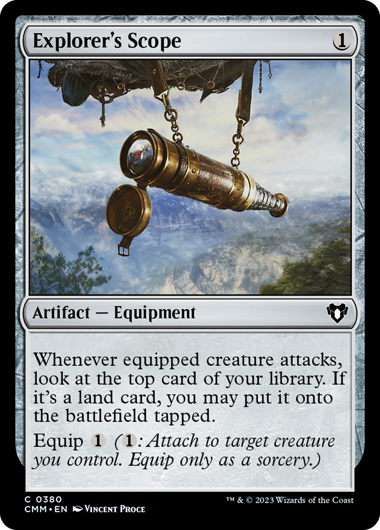 Explorer's Scope [Commander Masters] | Jomio and Rueliete's Cards and Comics