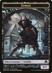 Zombie // Zombie Double-Sided Token [Eldritch Moon Prerelease Promos] | Jomio and Rueliete's Cards and Comics