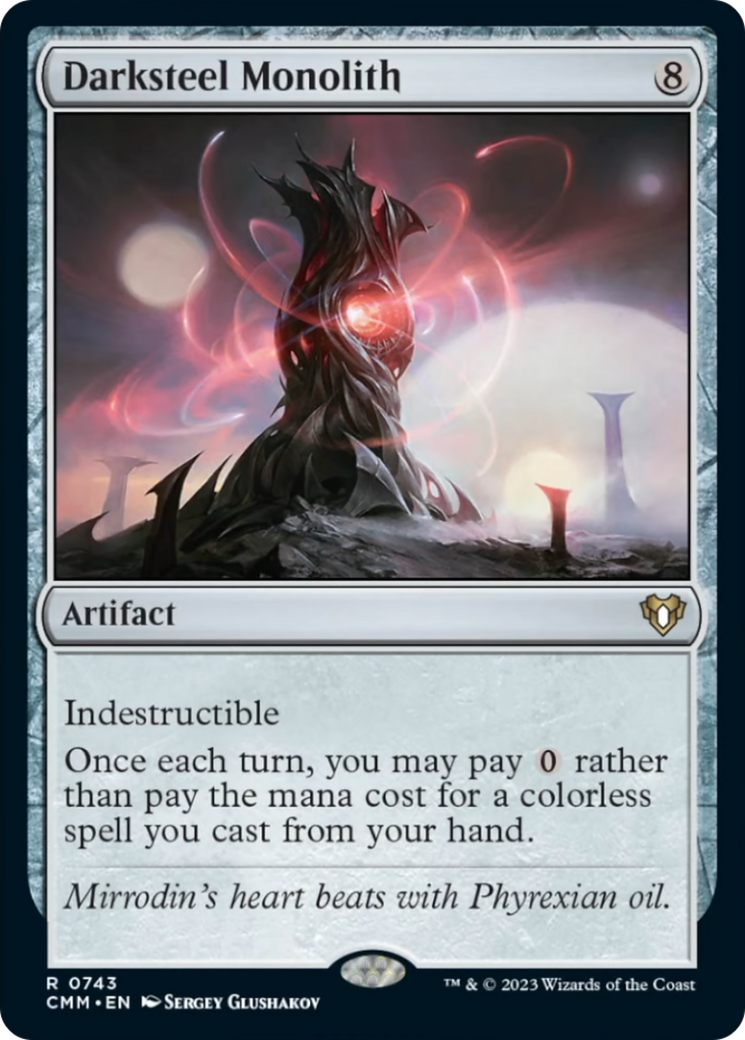 Darksteel Monolith [Commander Masters] | Jomio and Rueliete's Cards and Comics